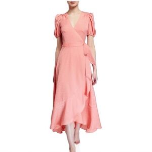 Jonathan Simkhai Malibu Chiffon Jacquard Dress Size M Medium